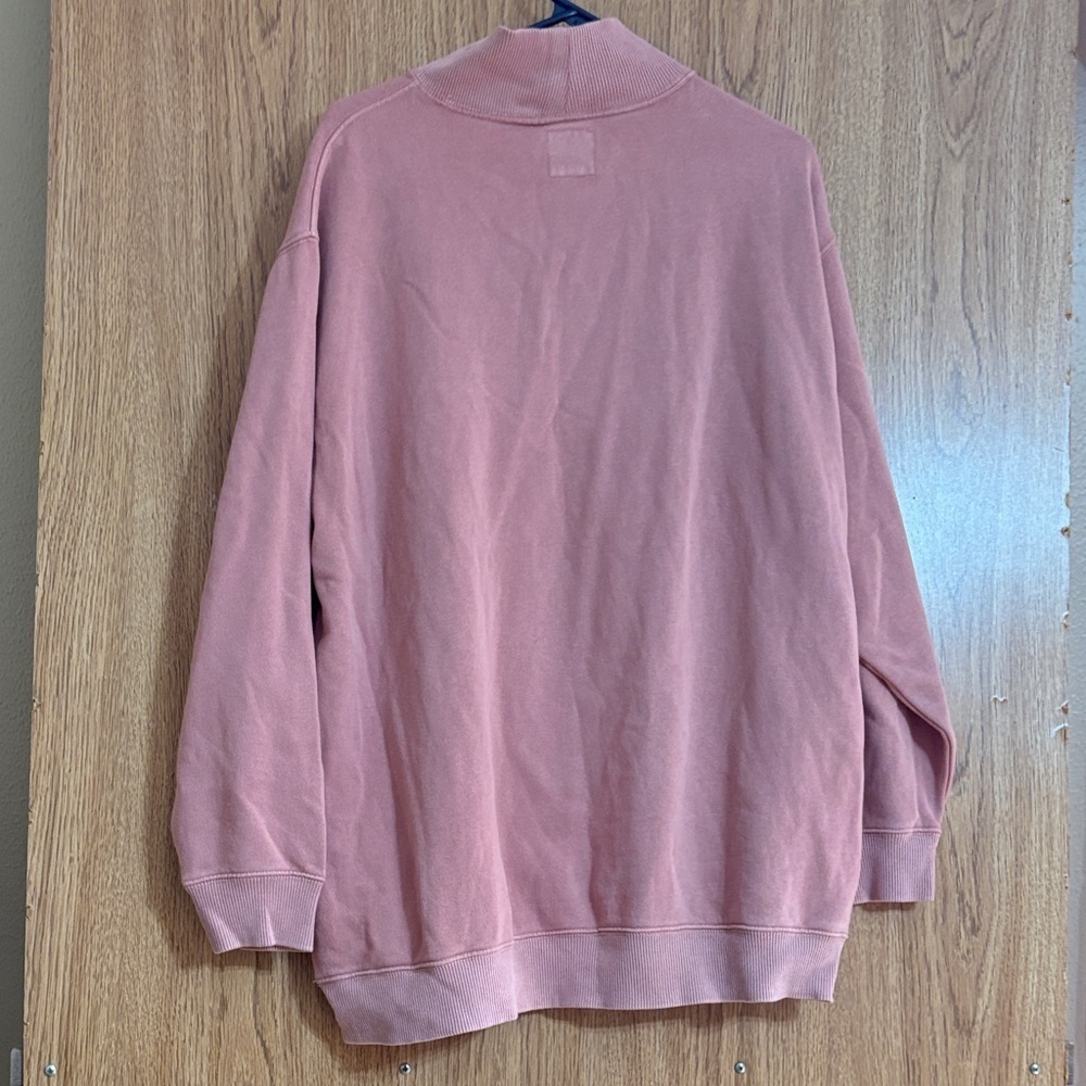 Aerie Soft Pink Textured sweatshirt - Picture 9 of 11